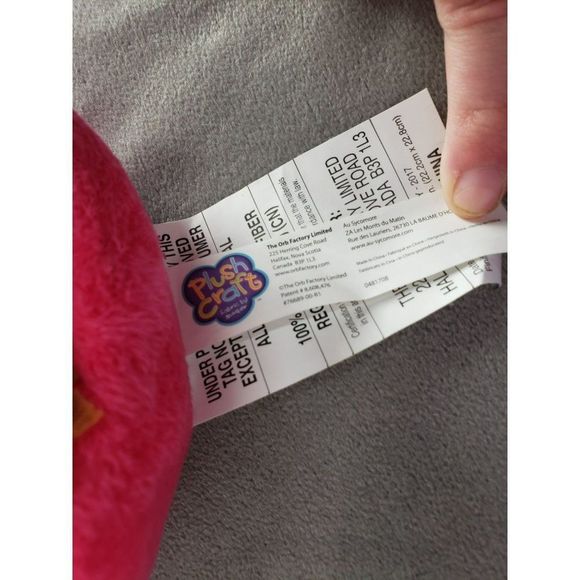 Plusheez Plush Stuffed Toy Animal Pink Purple Girl‎ Bedroom Throw Pillow 10" - Picture 4 of 9